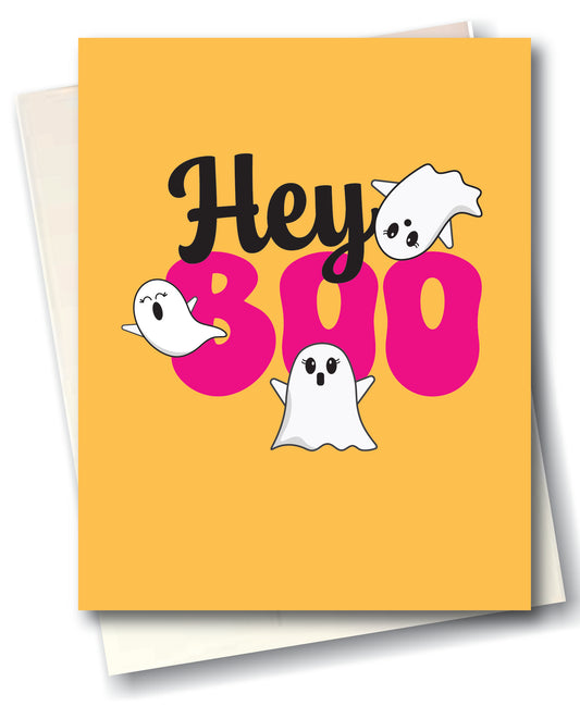 "Hey Boo" Card