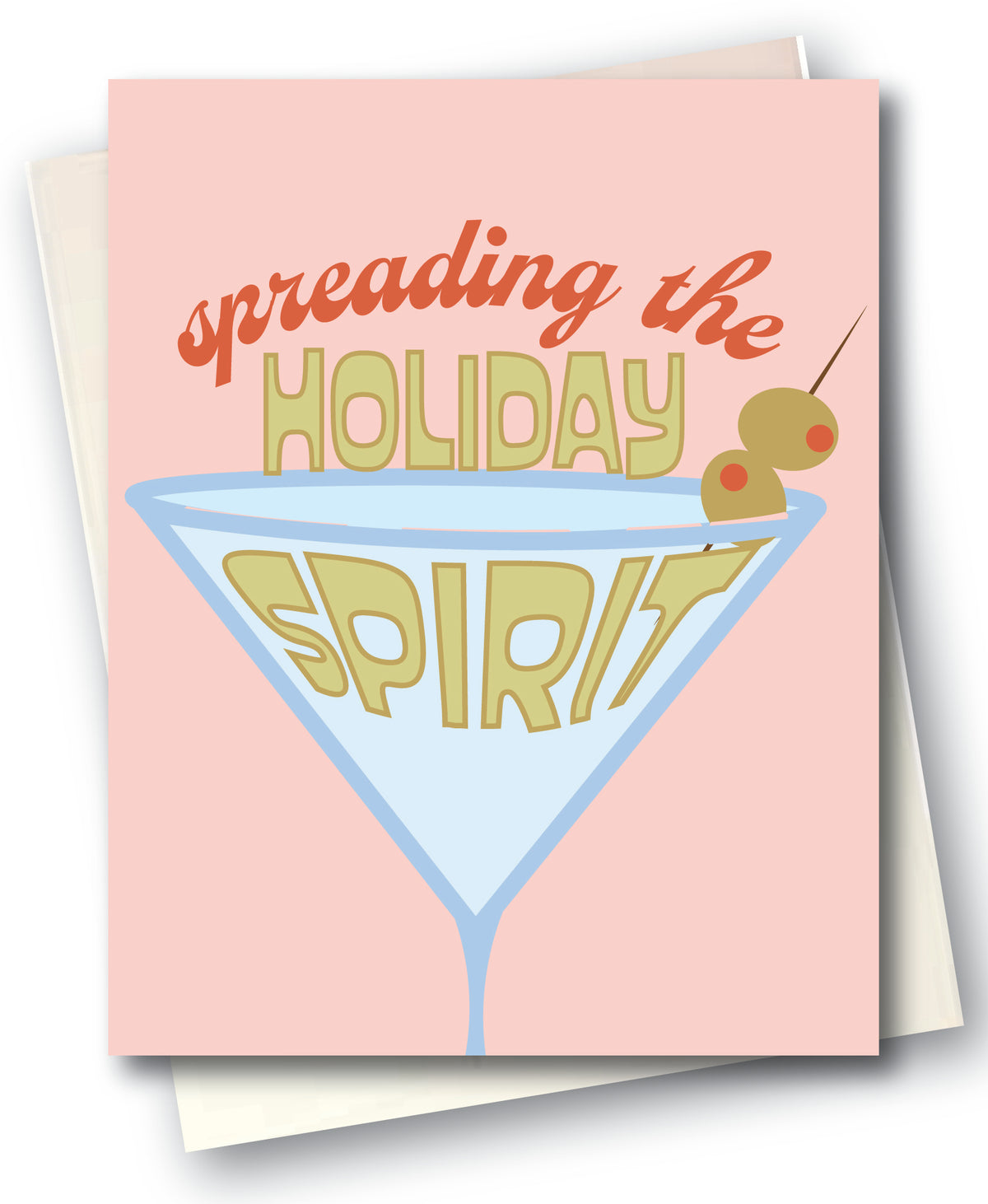 Bottoms Up "Holiday Spirit" Card