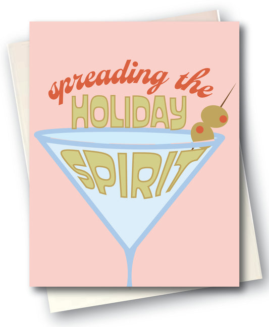 Bottoms Up "Holiday Spirit" Card