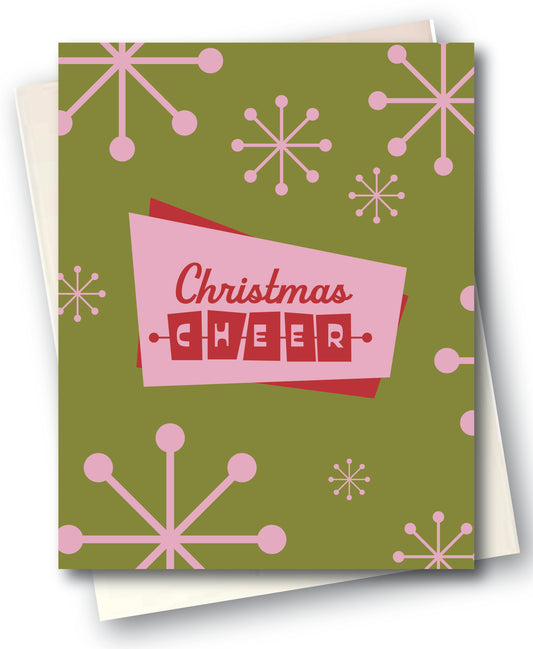 Retro "Christmas Cheer" Card