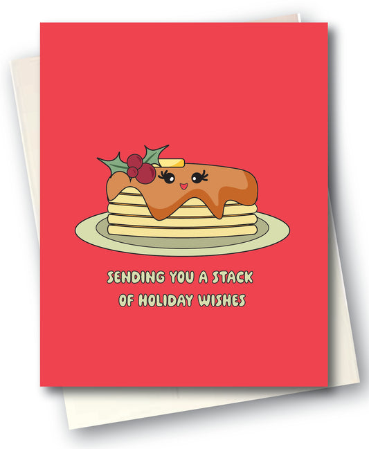 Breakfast Club "Stack of Holiday Wishes" Card